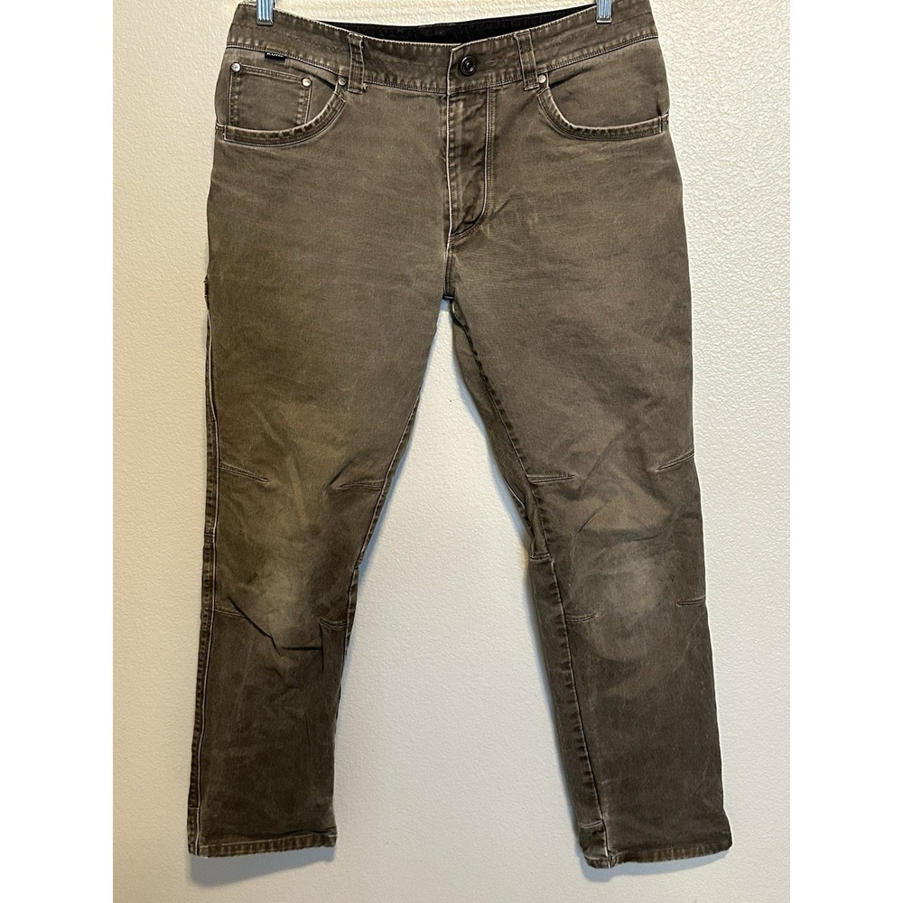 KUHL Free RYDR Pants Mens 35X31 Khakis Vintage Patina Dye Canvas Outdoor